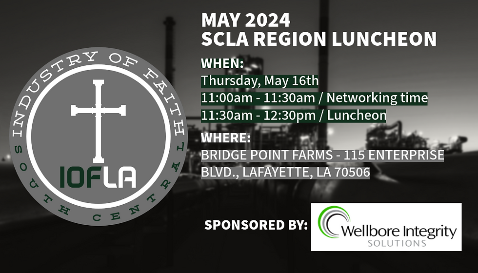 Industry of Faith - May 2024 South Central Region Luncheon