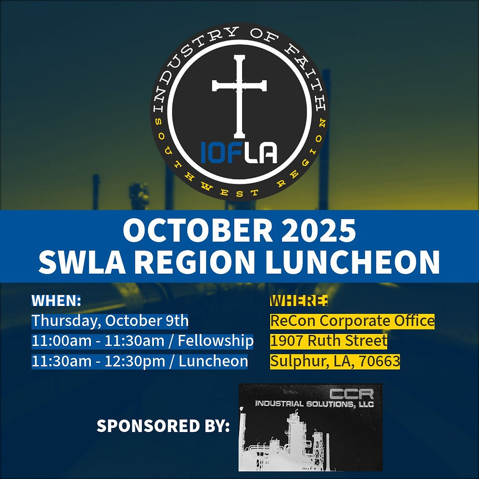 Industry of Faith - October 2025 Southwest Region Luncheon