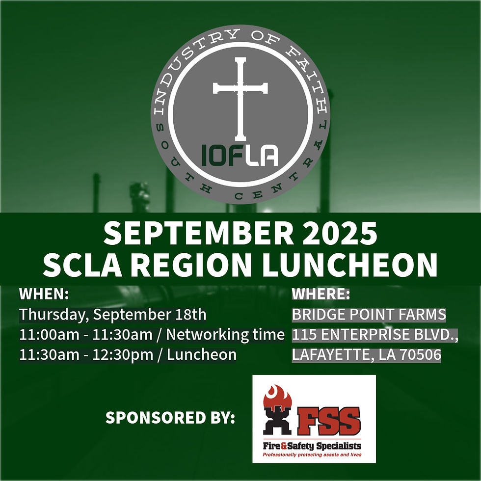 Industry of Faith - September 2025 South Central Region Luncheon