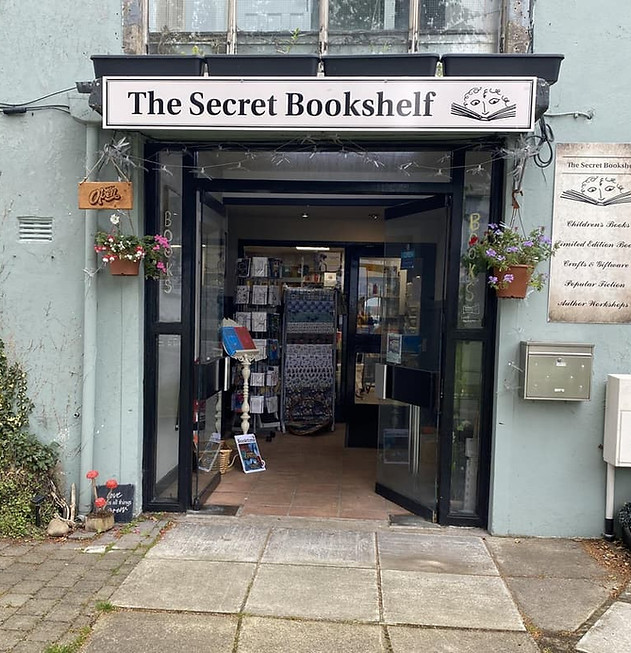 This is the shopfront of the secret bookshelf.
