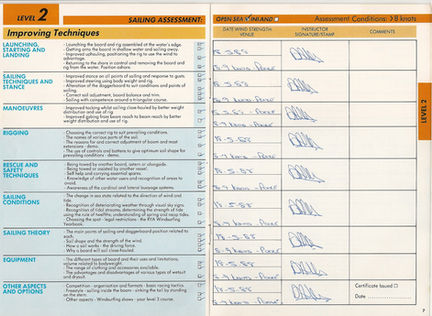 windsurfing level 2