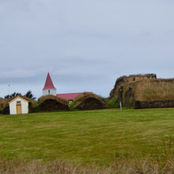 Old fashioned sod houses