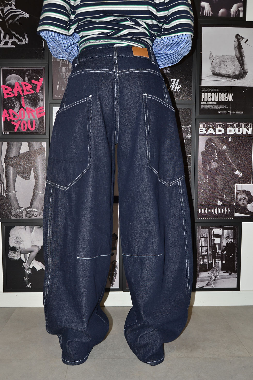 Miniatura: Jeans blu BALLOON 