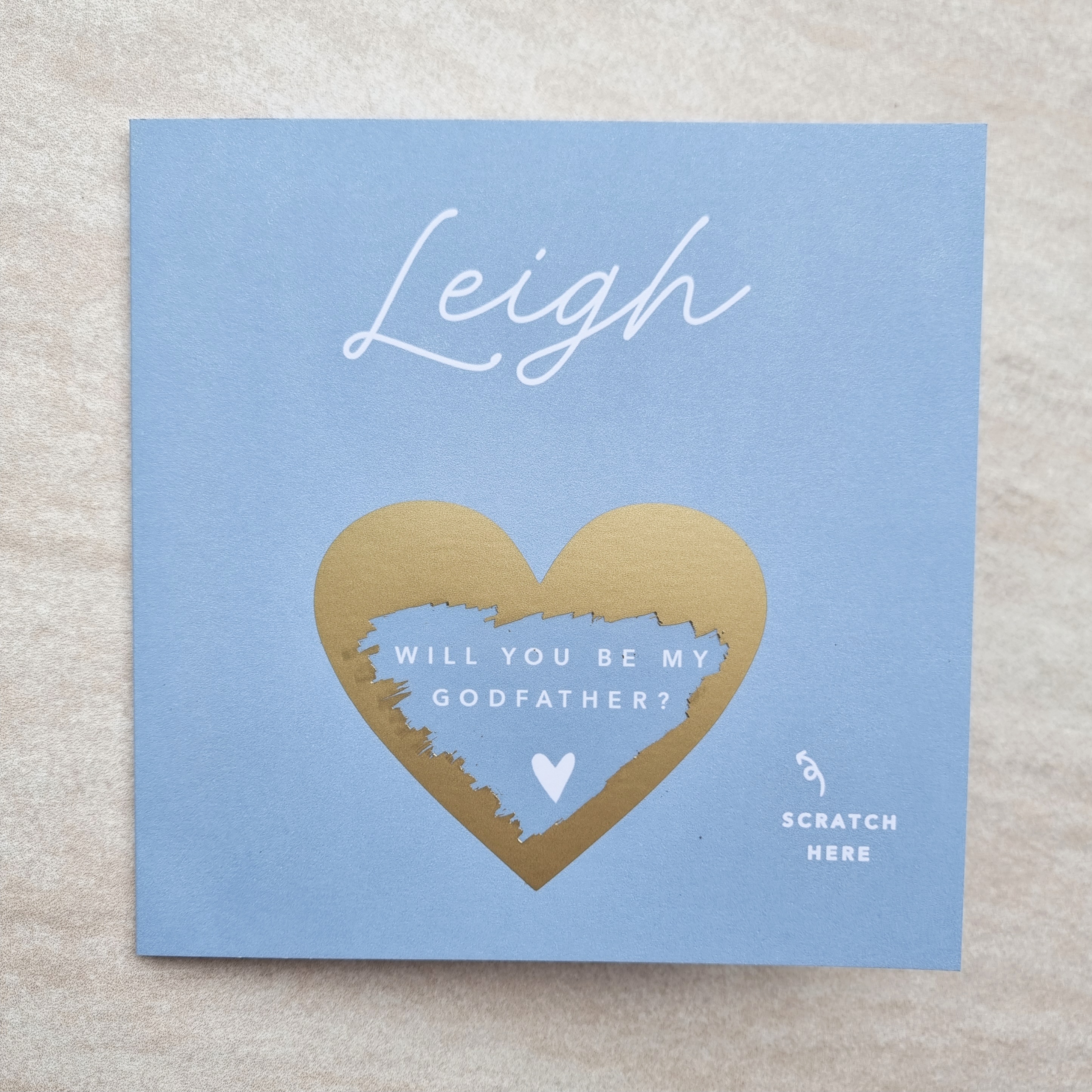 Will You Be My Godfather Card - Scratch & Reveal