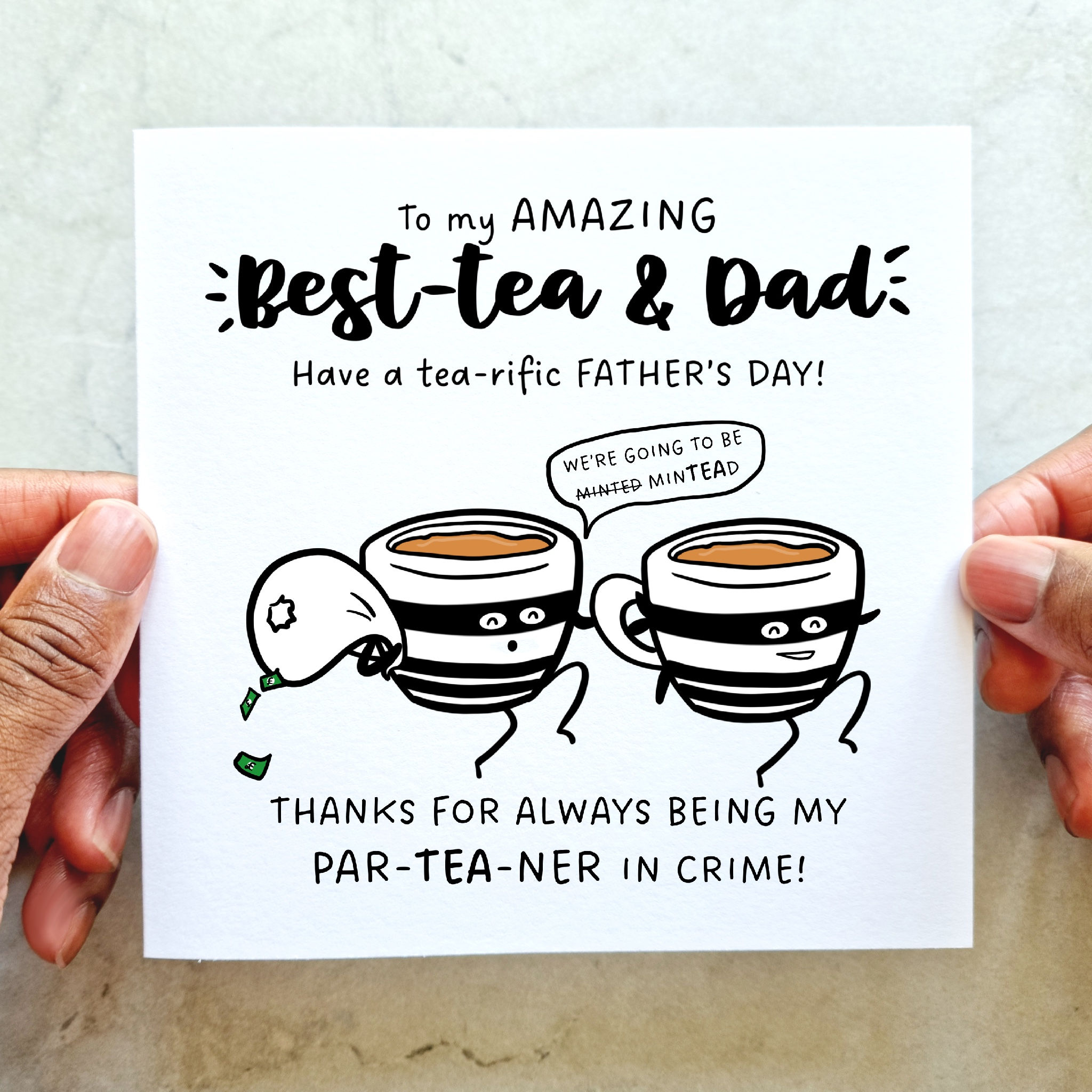 Dad Birthday Card - Best-tea