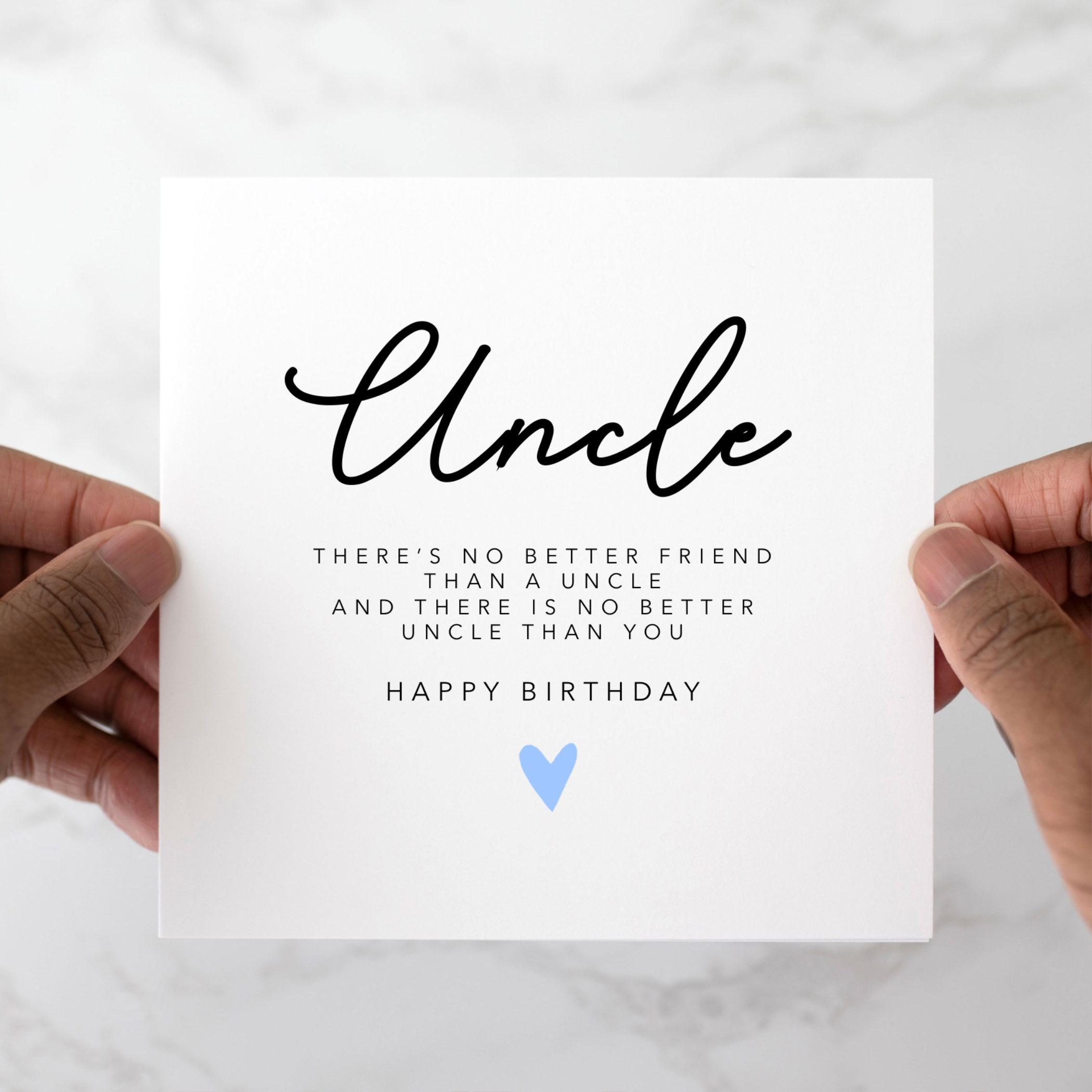 Uncle Birthday Card - Better