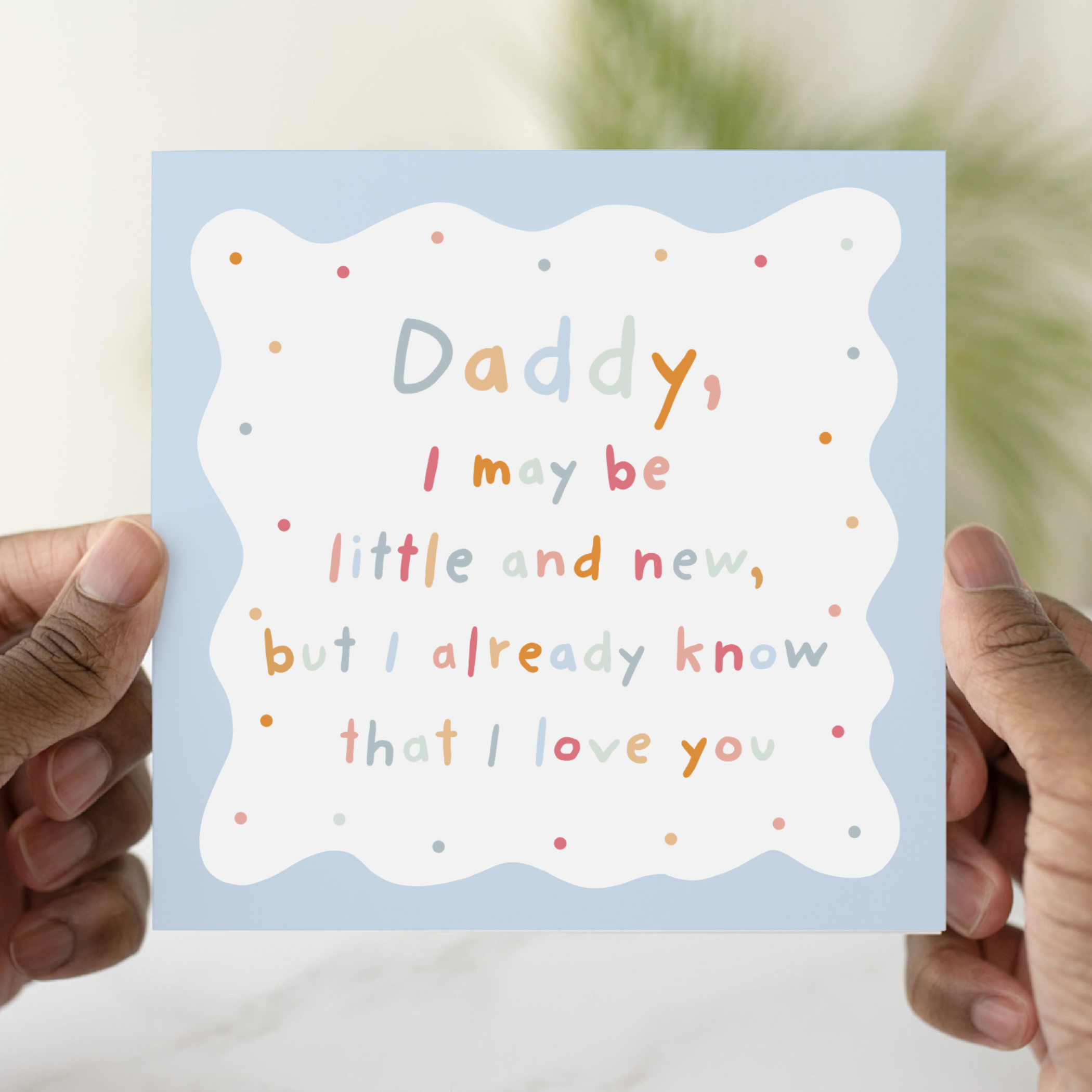 I Love You Daddy Birthday Card