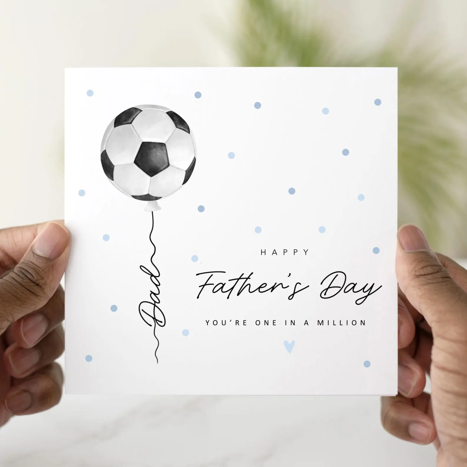 Football Dad Father's Day Card
