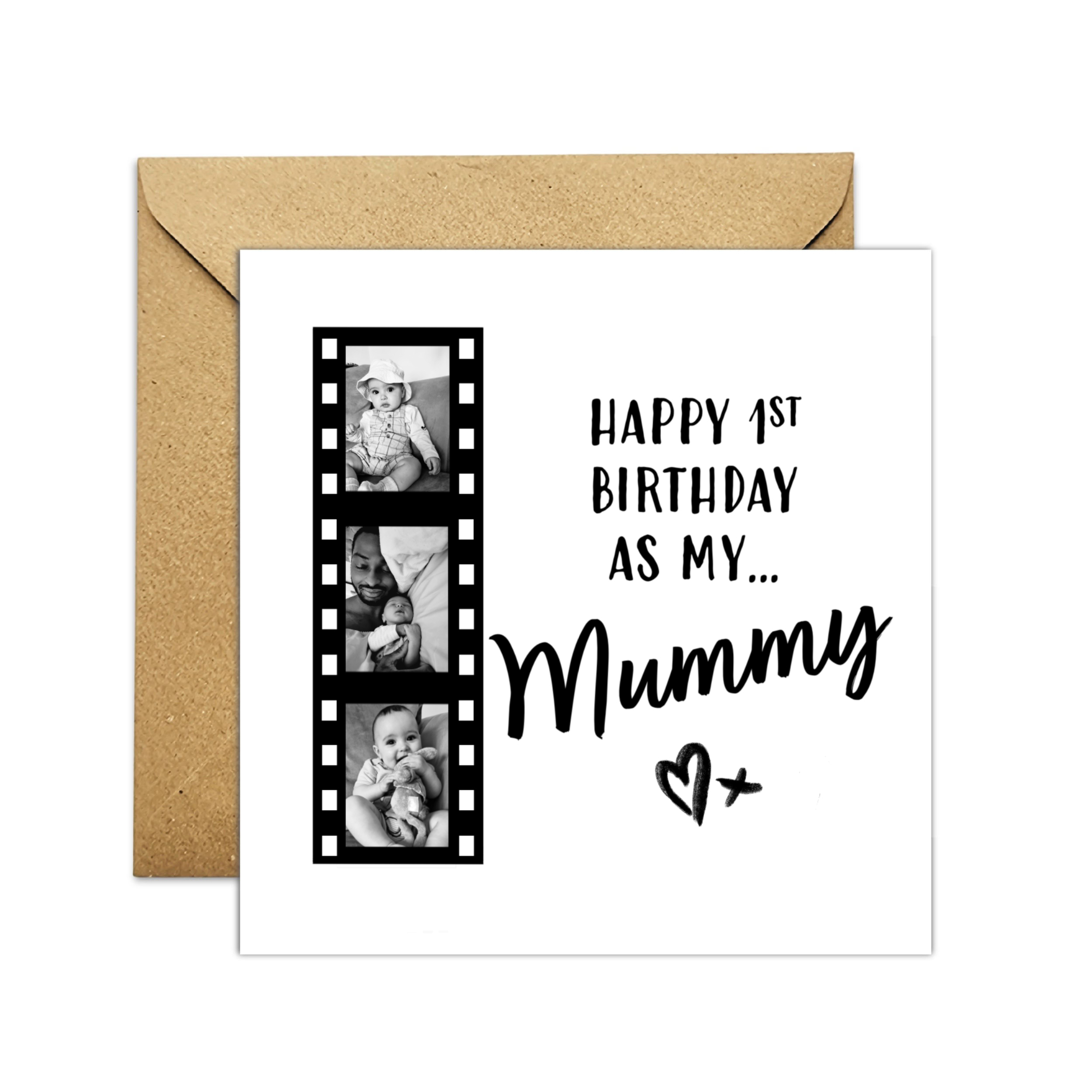 1st Mummy Birthday Card - Photo Card