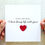 Thumbnail: Birthday Card - I Love - Crochet Heart