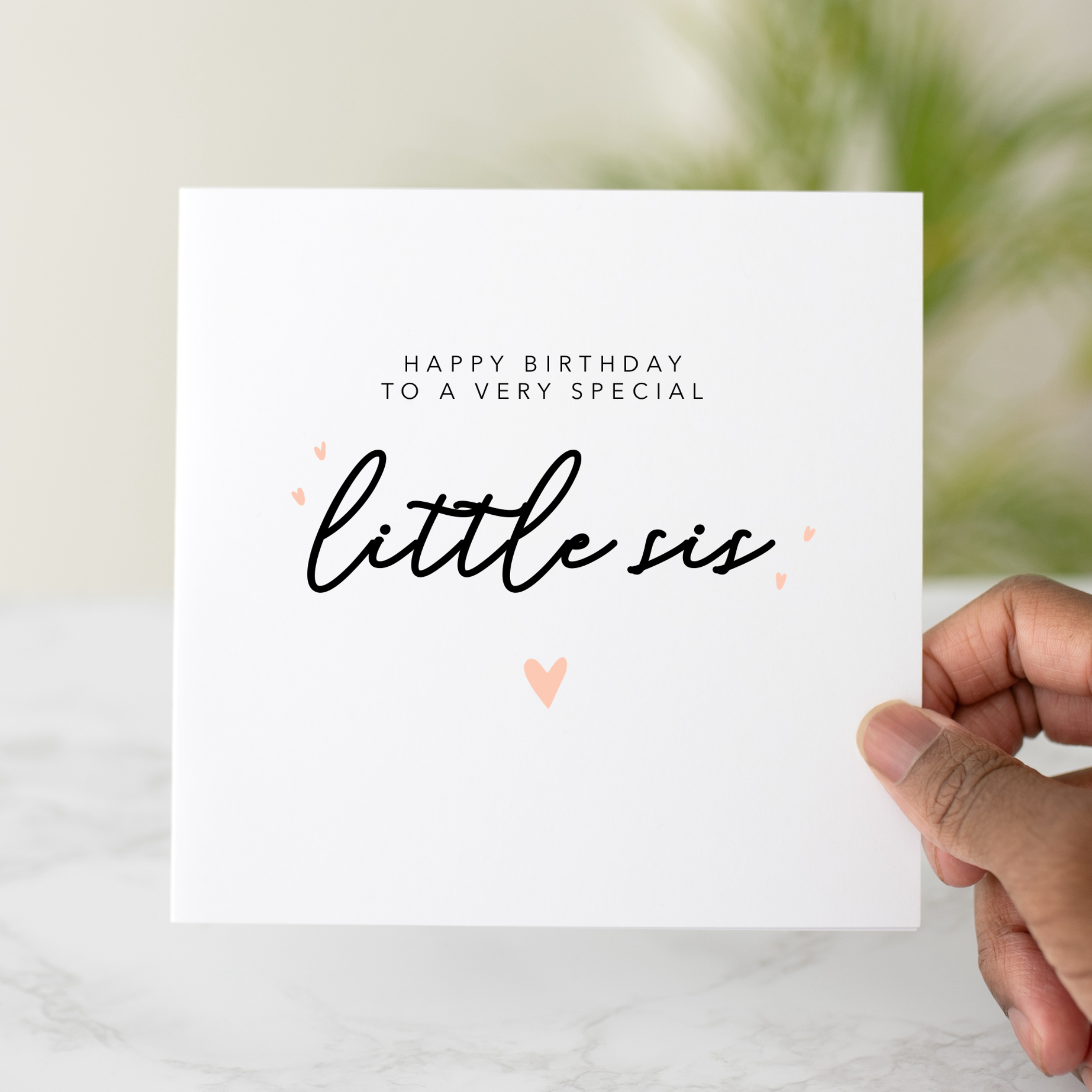 Little Sister Birthday Card - Lil Sis