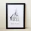 Thumbnail: Personalised Wedding Venue Illustration - Custom Church Or Venue Portrait Print