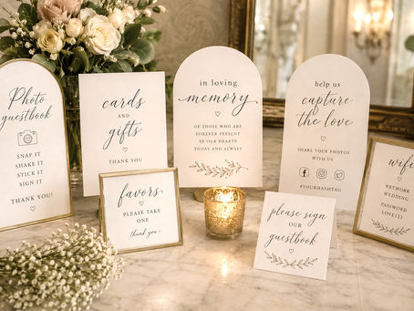Wedding Detail Signage Wording Directory: 500+ Copy & Paste Ideas for Every Wedding Table Sign