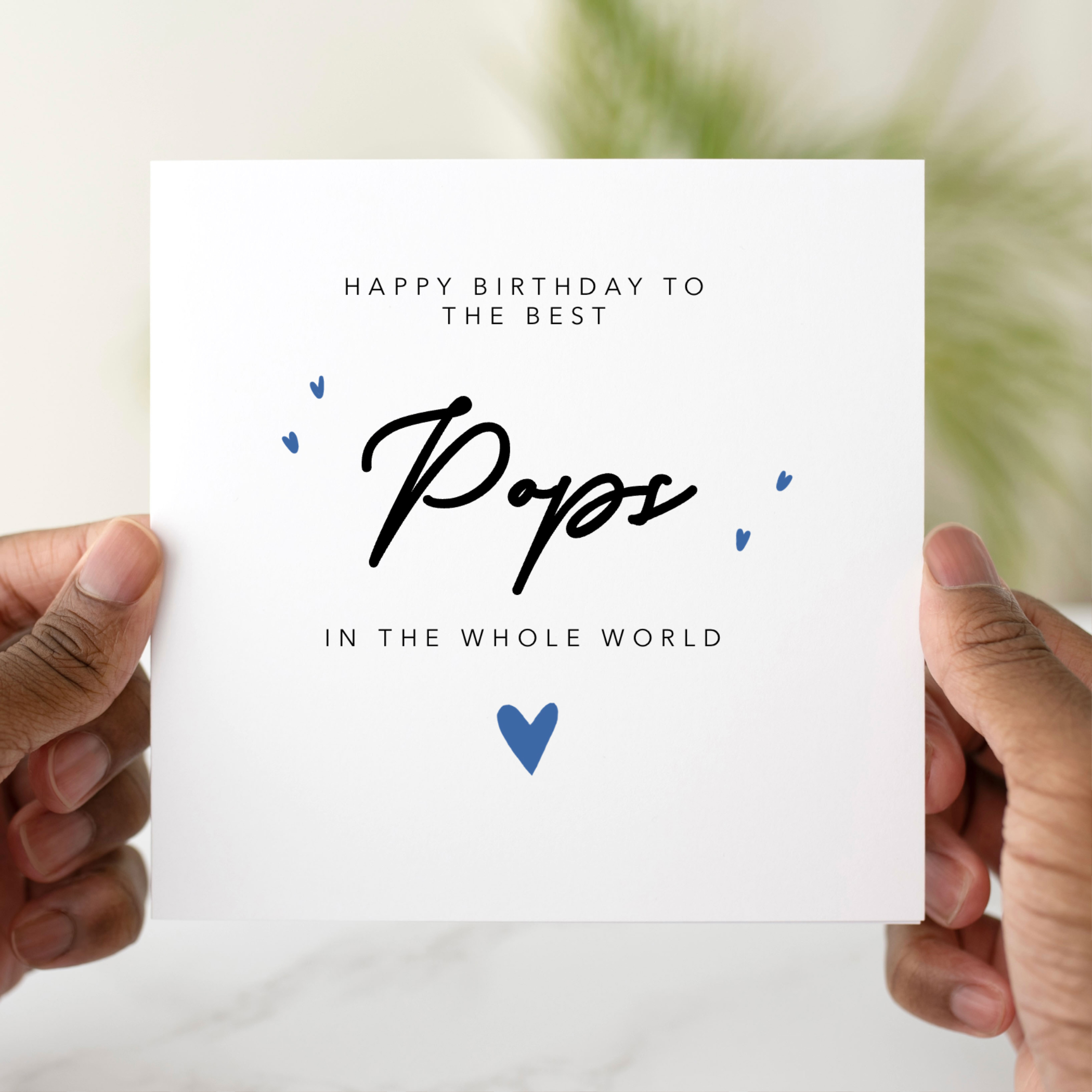 Simple Pops Birthday Card