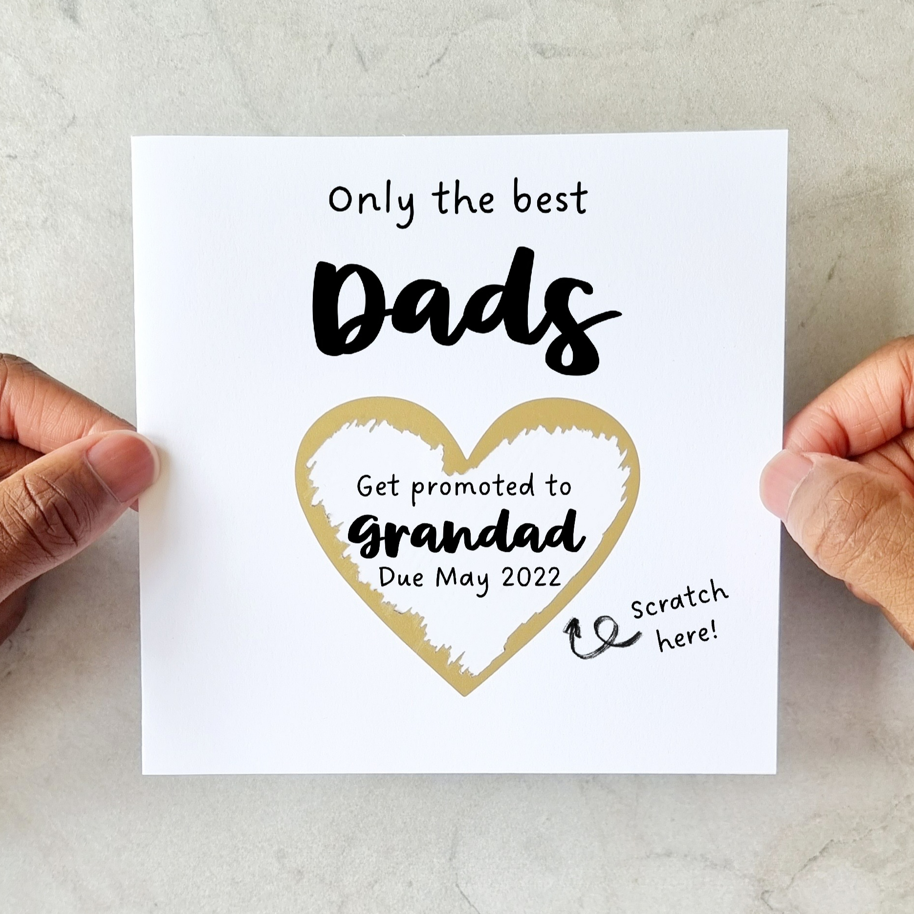 You Are Going To Be A Grandad Card - Scratch & Reveal