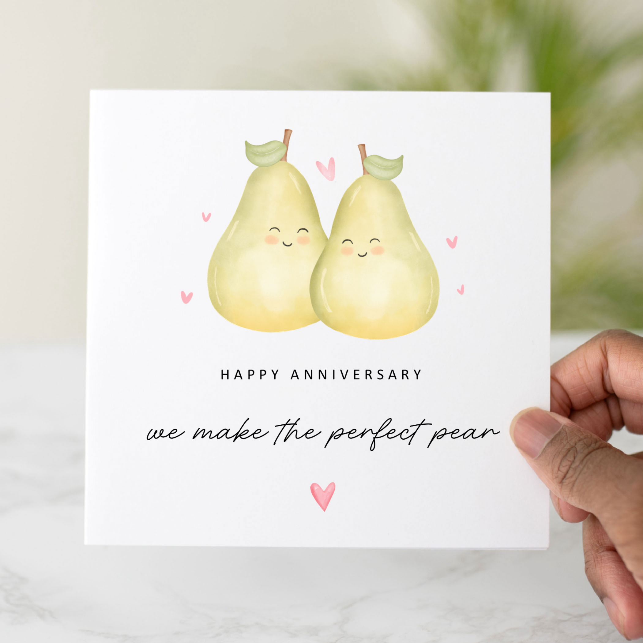 Anniversary Card - The Perfect Pear