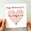 Thumbnail: My Girlfriend Anniversary Card - Red Foil