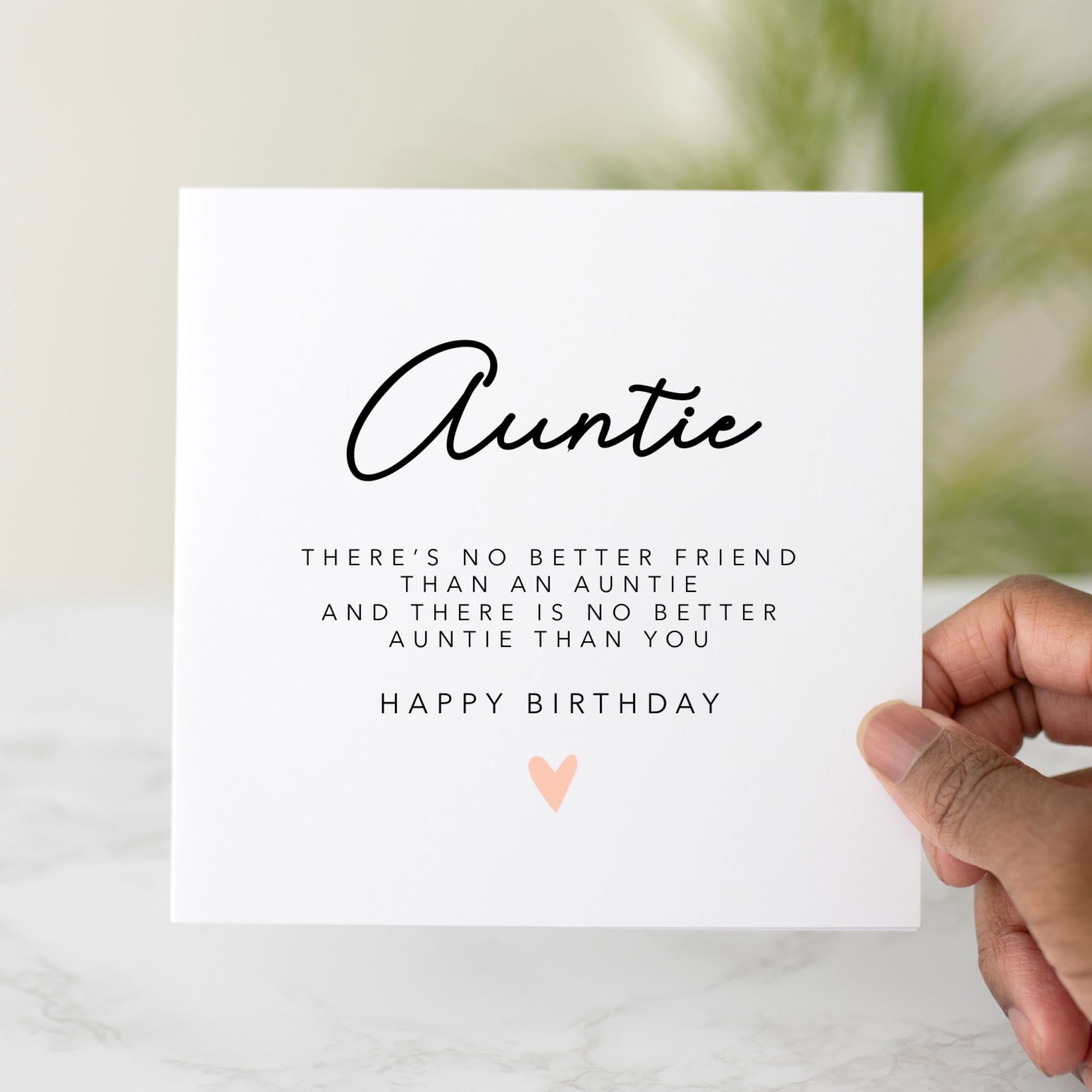 Auntie Birthday Card - Better