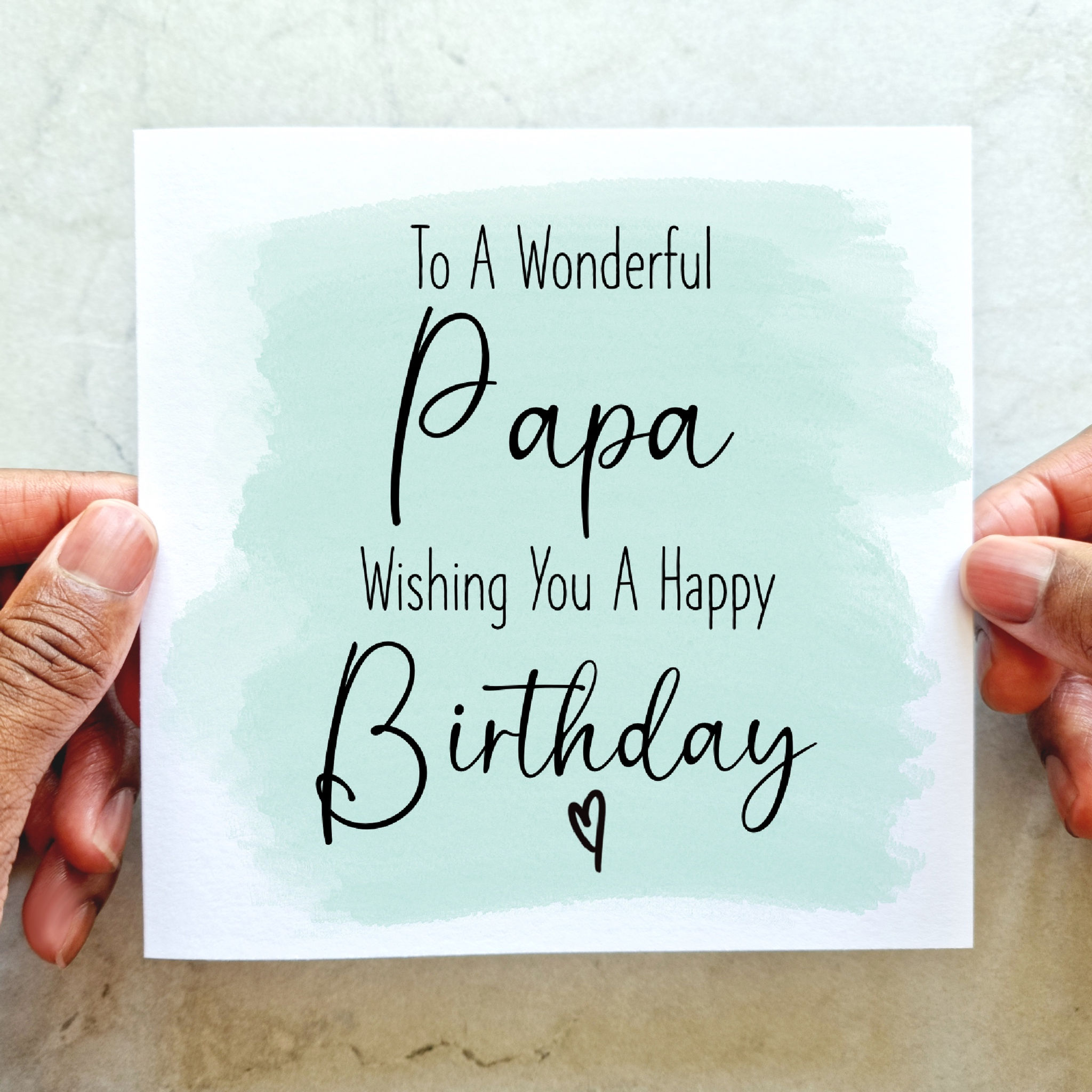 Papa Birthday Card