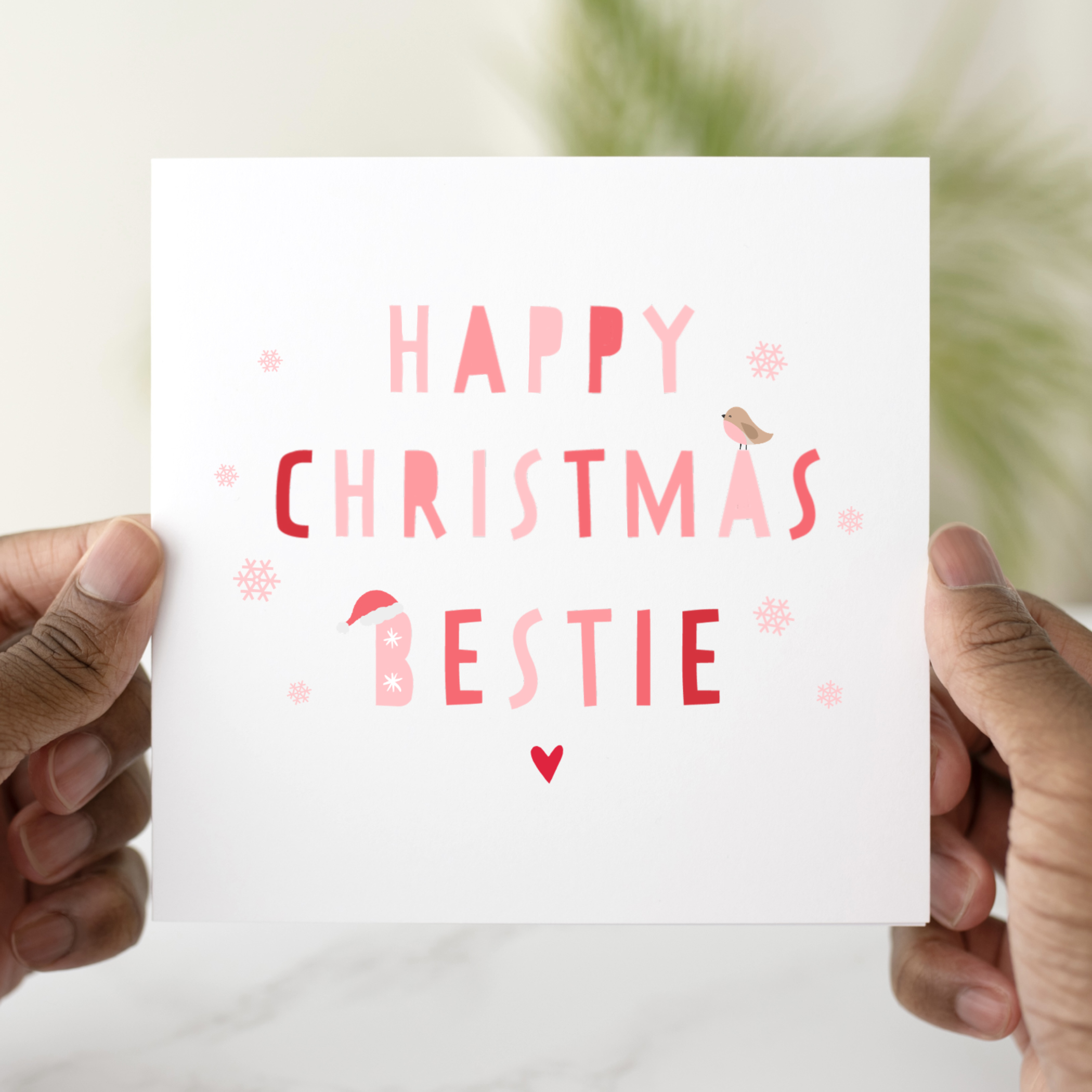 Bestie Christmas Card