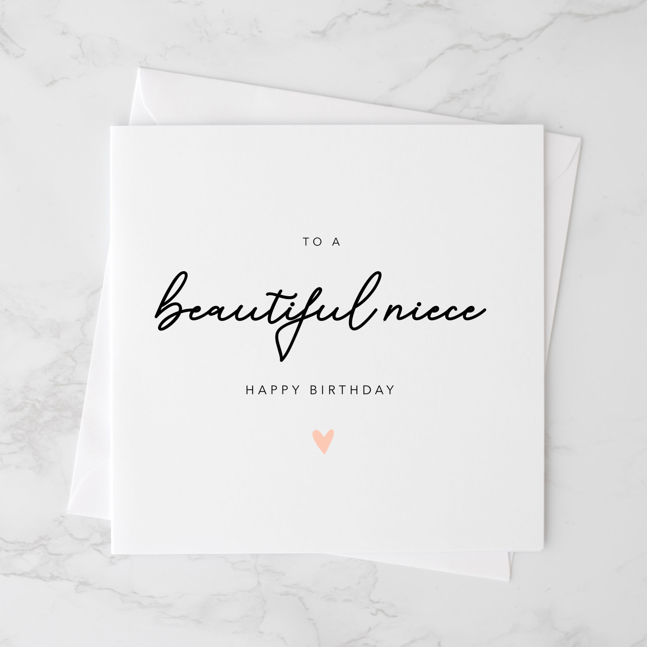 Niece Birthday Card - Beautiful