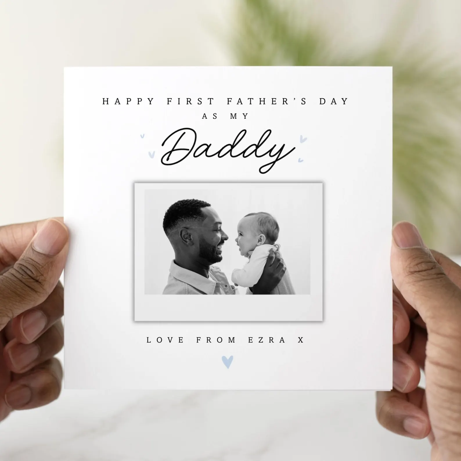 Personalised First Father's Day Card - Photo Card