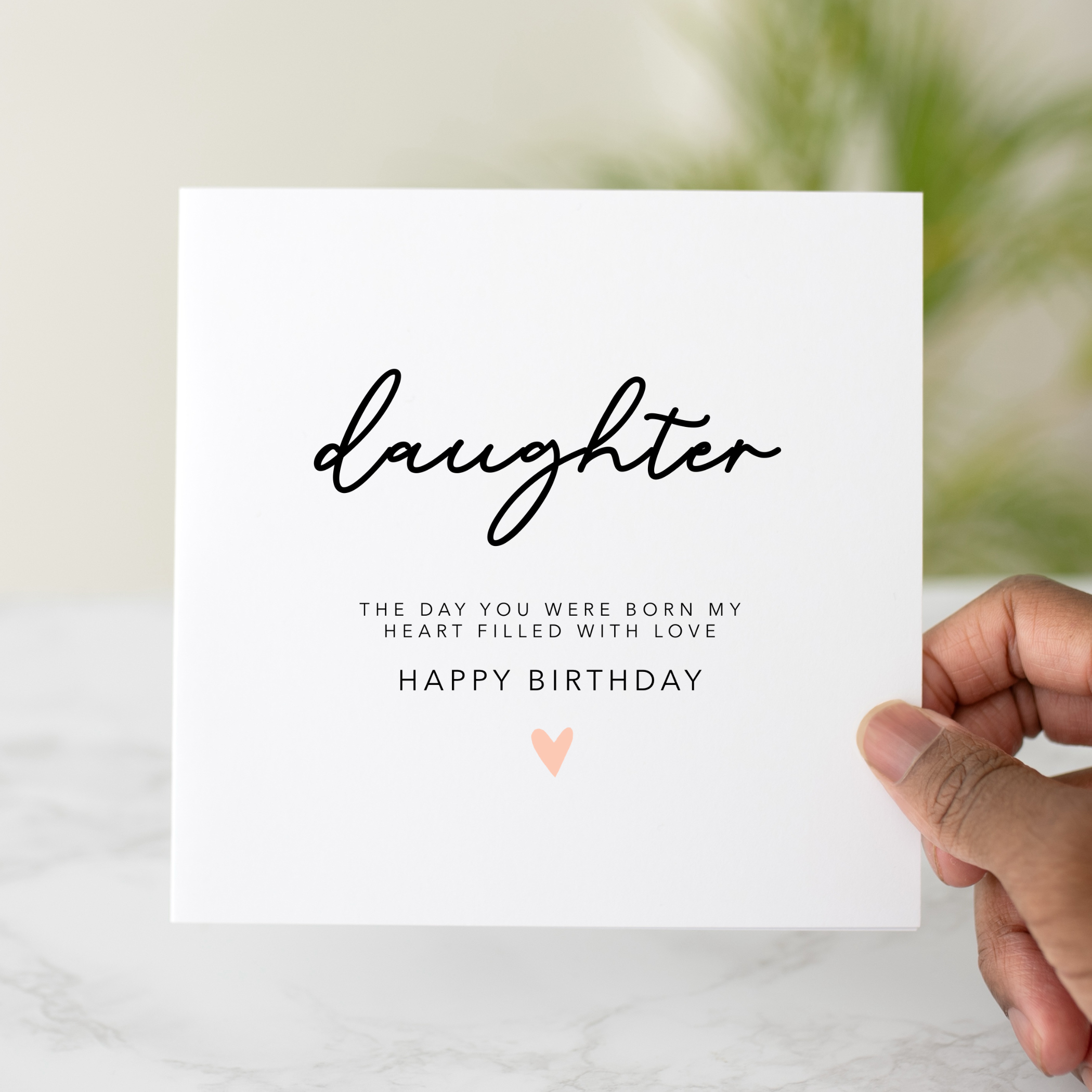 Daughter Birthday Card - Filled With Love