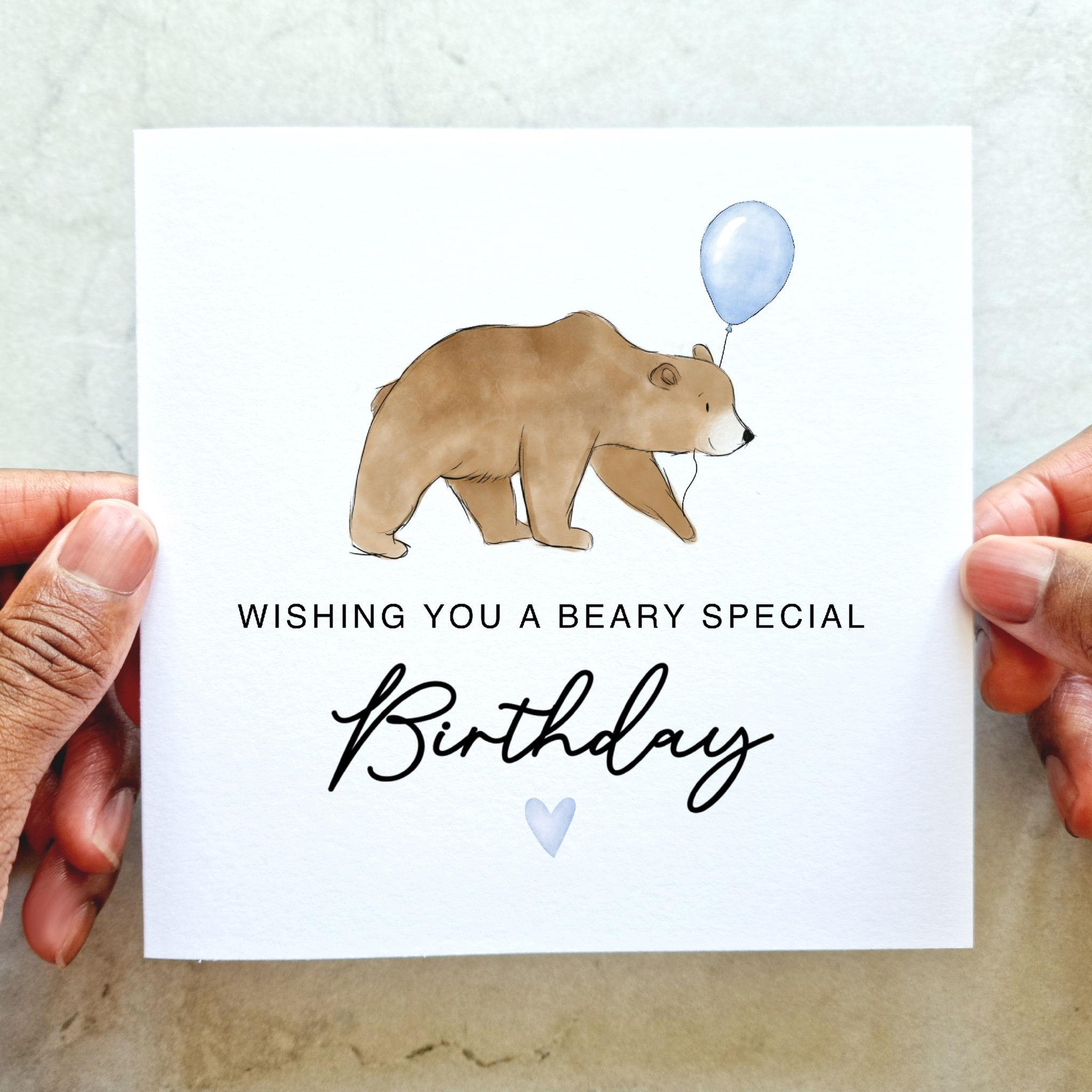 Beary Birthday Card