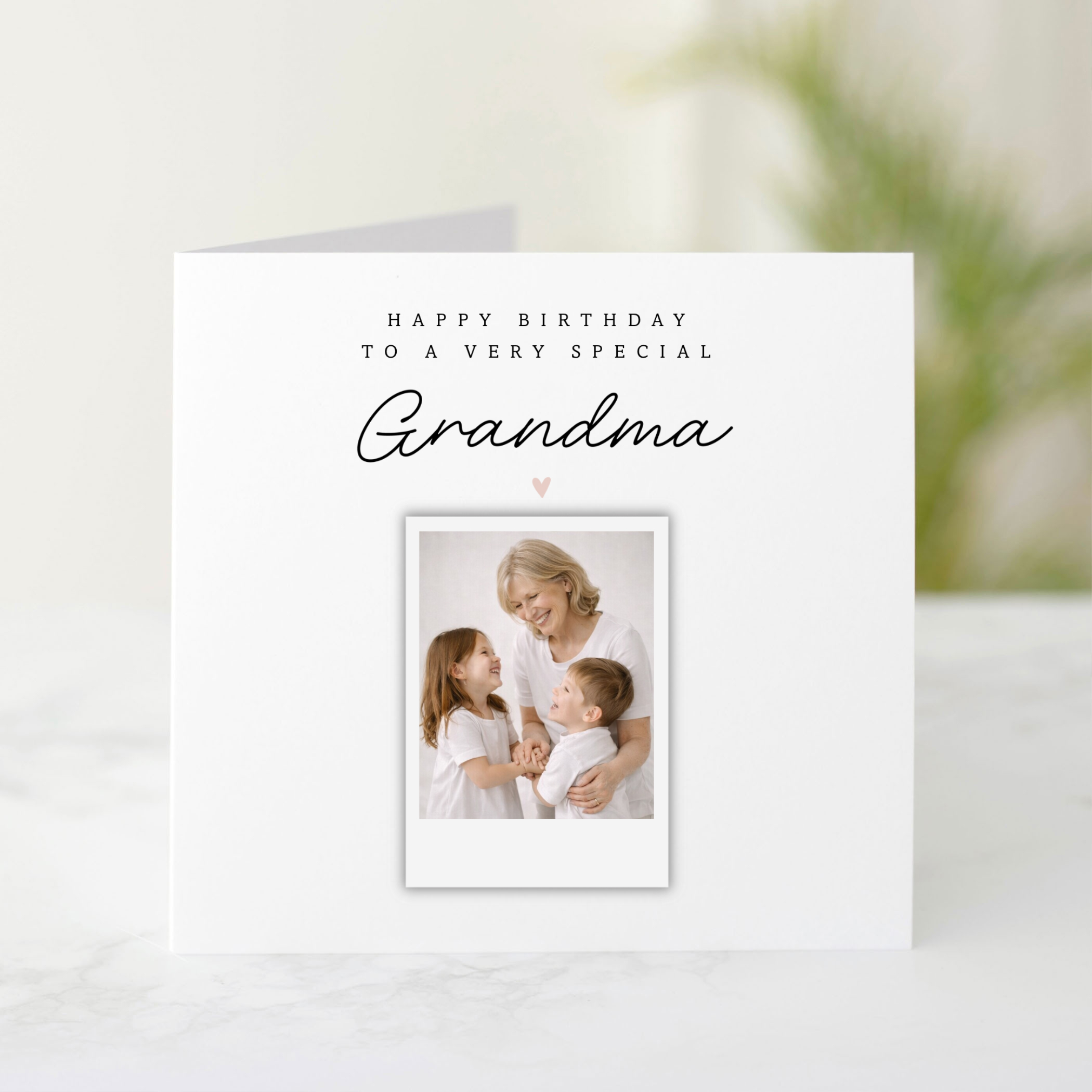 Personalised Grandma Birthday Card - Add Your Own Photo