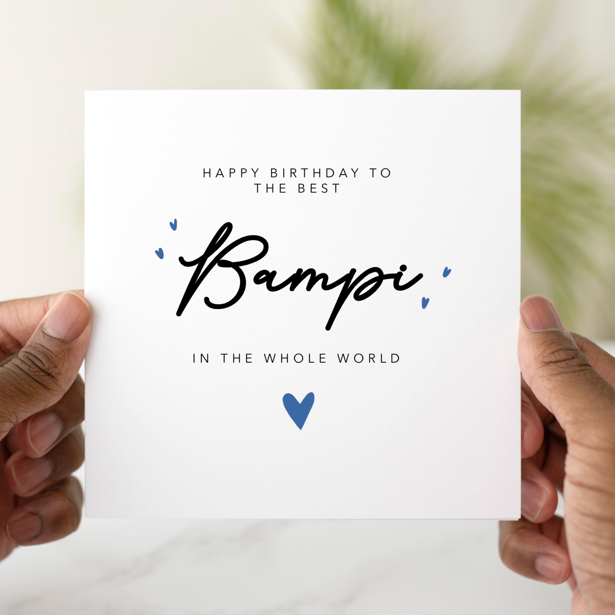 Bampi Birthday Card - Welsh Grandfather Birthday Card