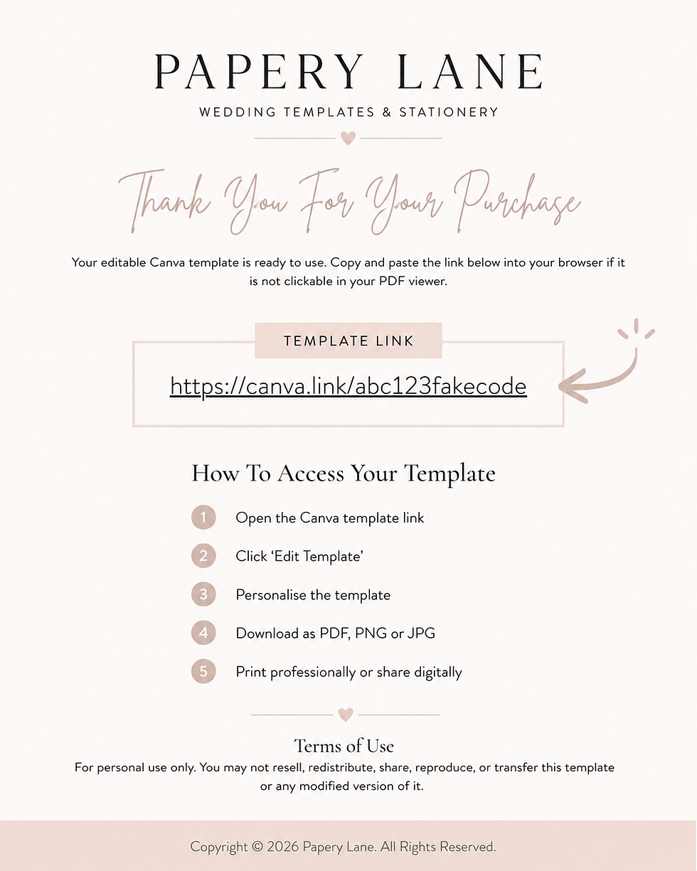 Thumbnail: Buttery Yellow Evening Reception Wedding Invitation Template – Instant Download