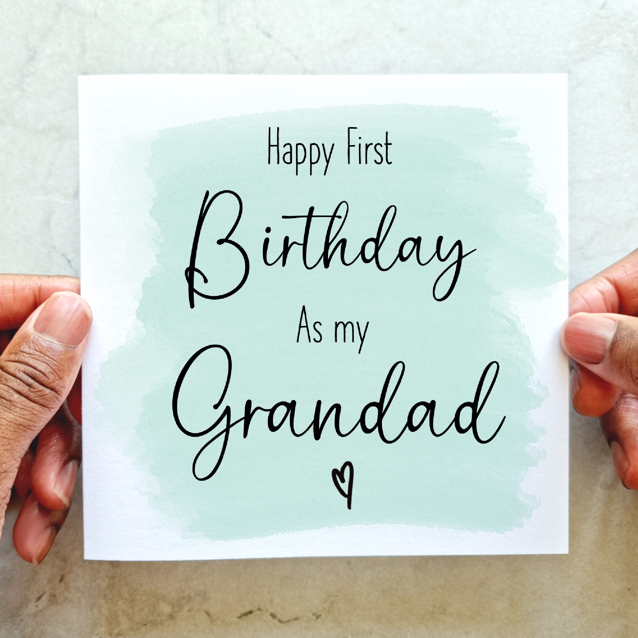 1st Grandad Birthday Card