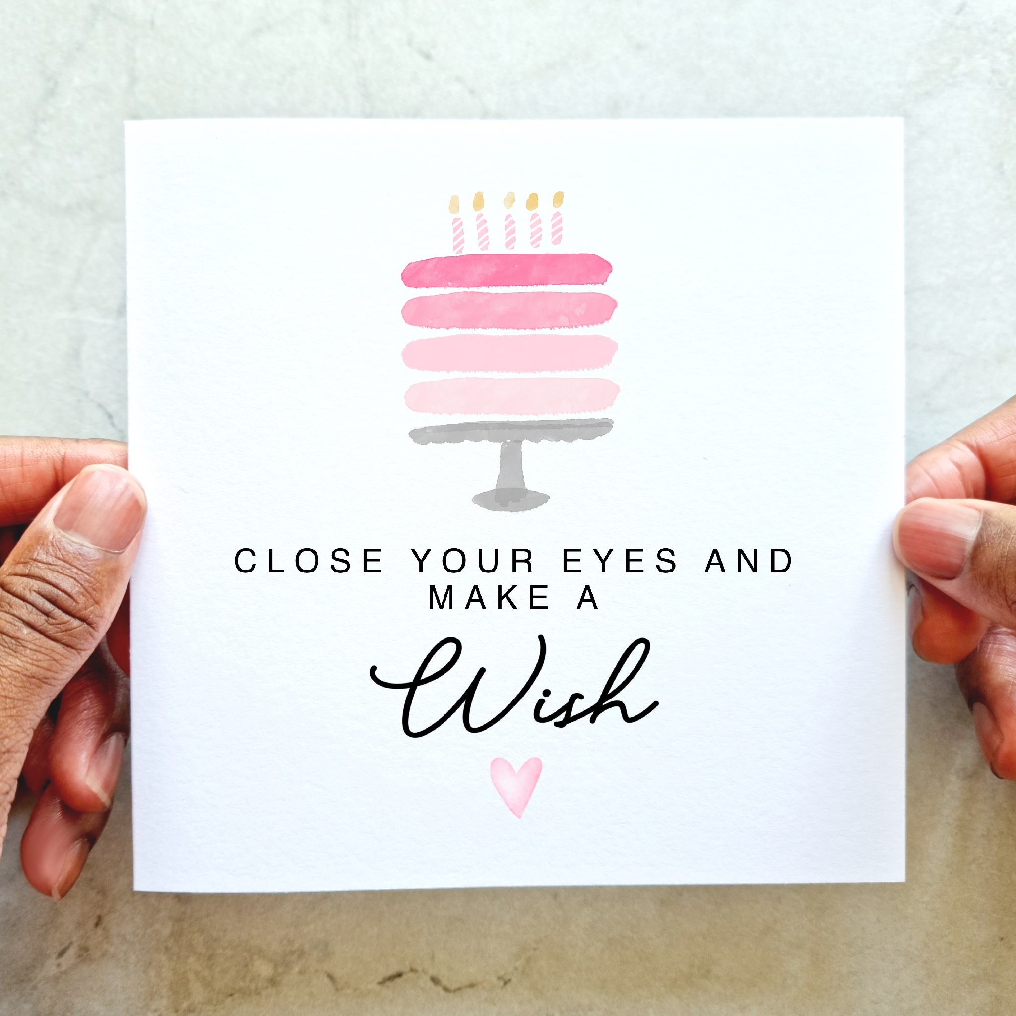 Birthday Card - Cake