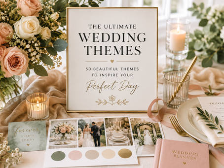 The Ultimate Wedding Theme Guide: 50 Beautiful Wedding Themes, Colour Palettes & Inspiration for Every Wedding Style (2027)