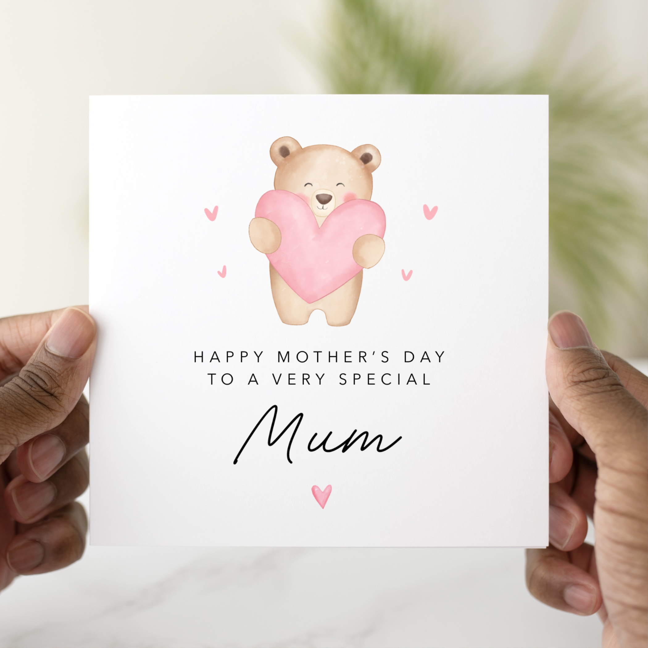 Bear Mum Mother's Day Card