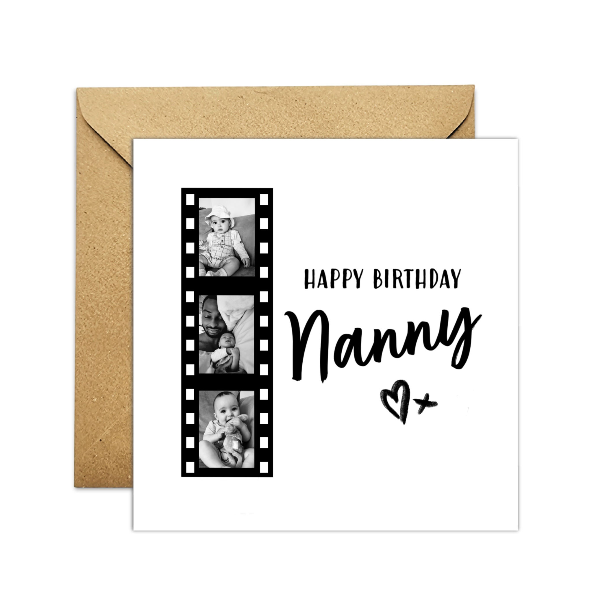 Nanny Birthday Card - Photo Card