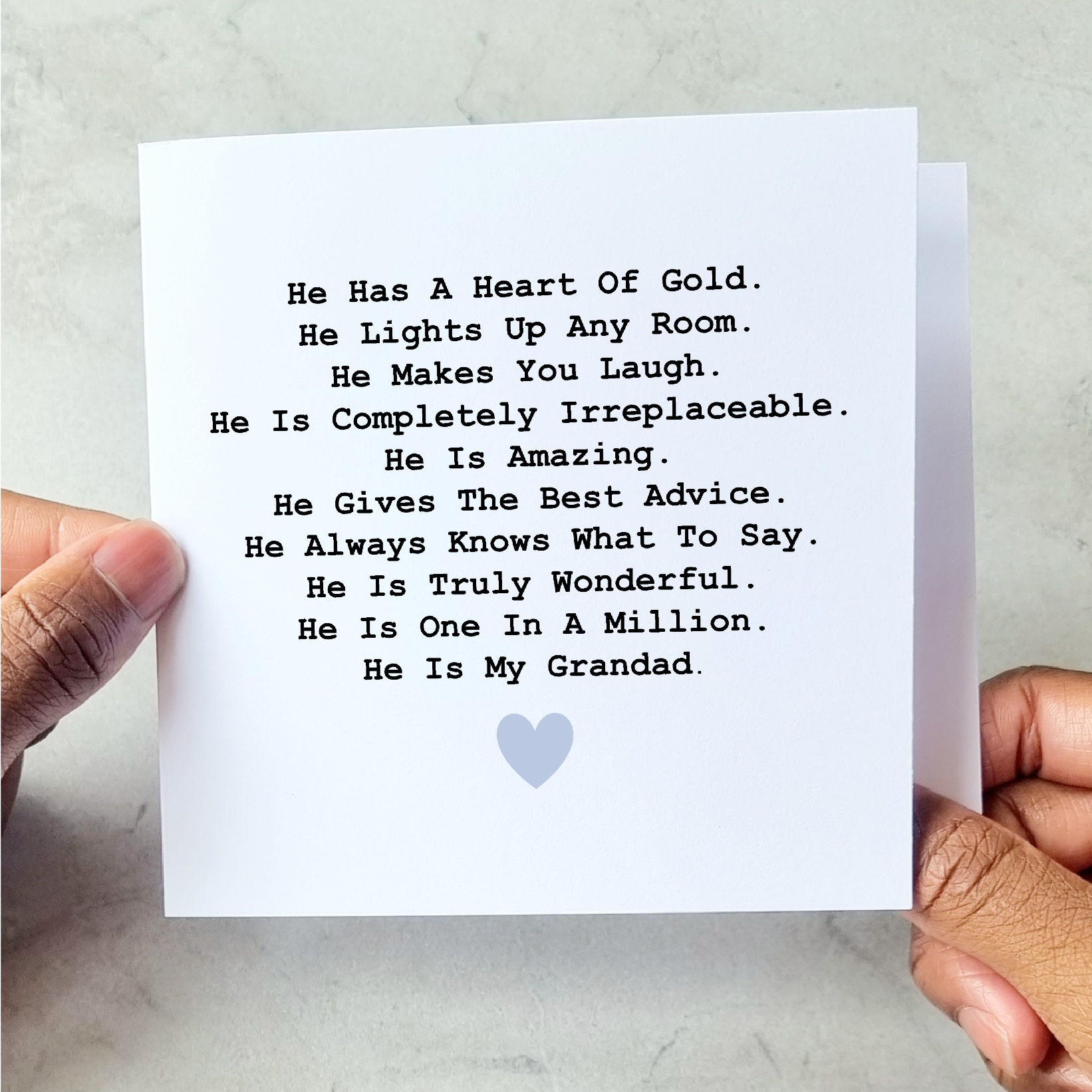 Poem Grandad Birthday Card