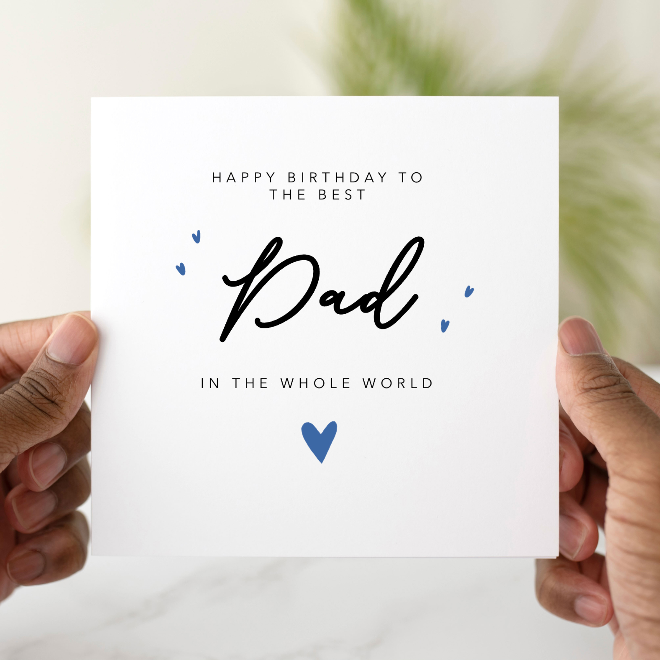 Dad Birthday Card - Whole World