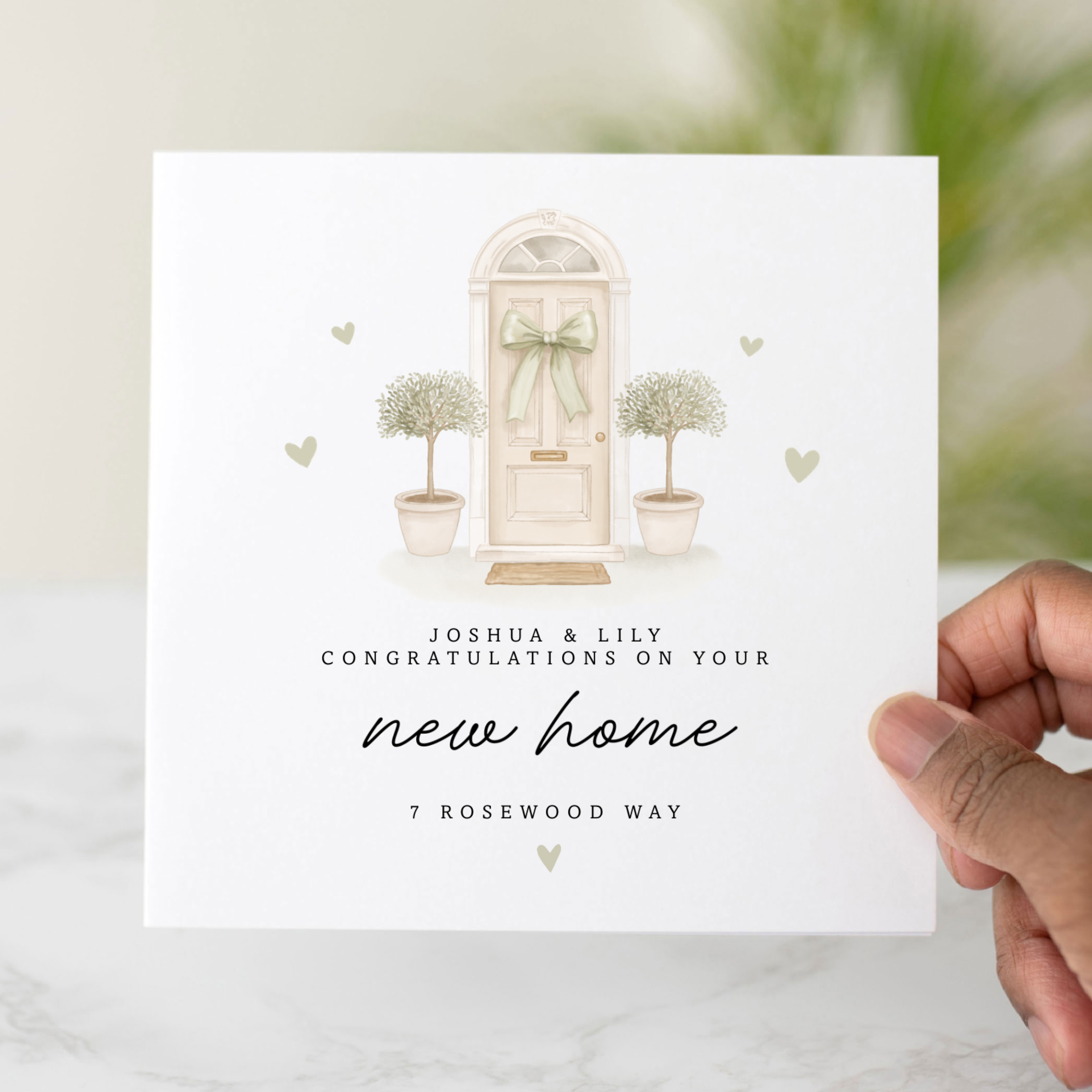 Personalised Cute New Home Card
