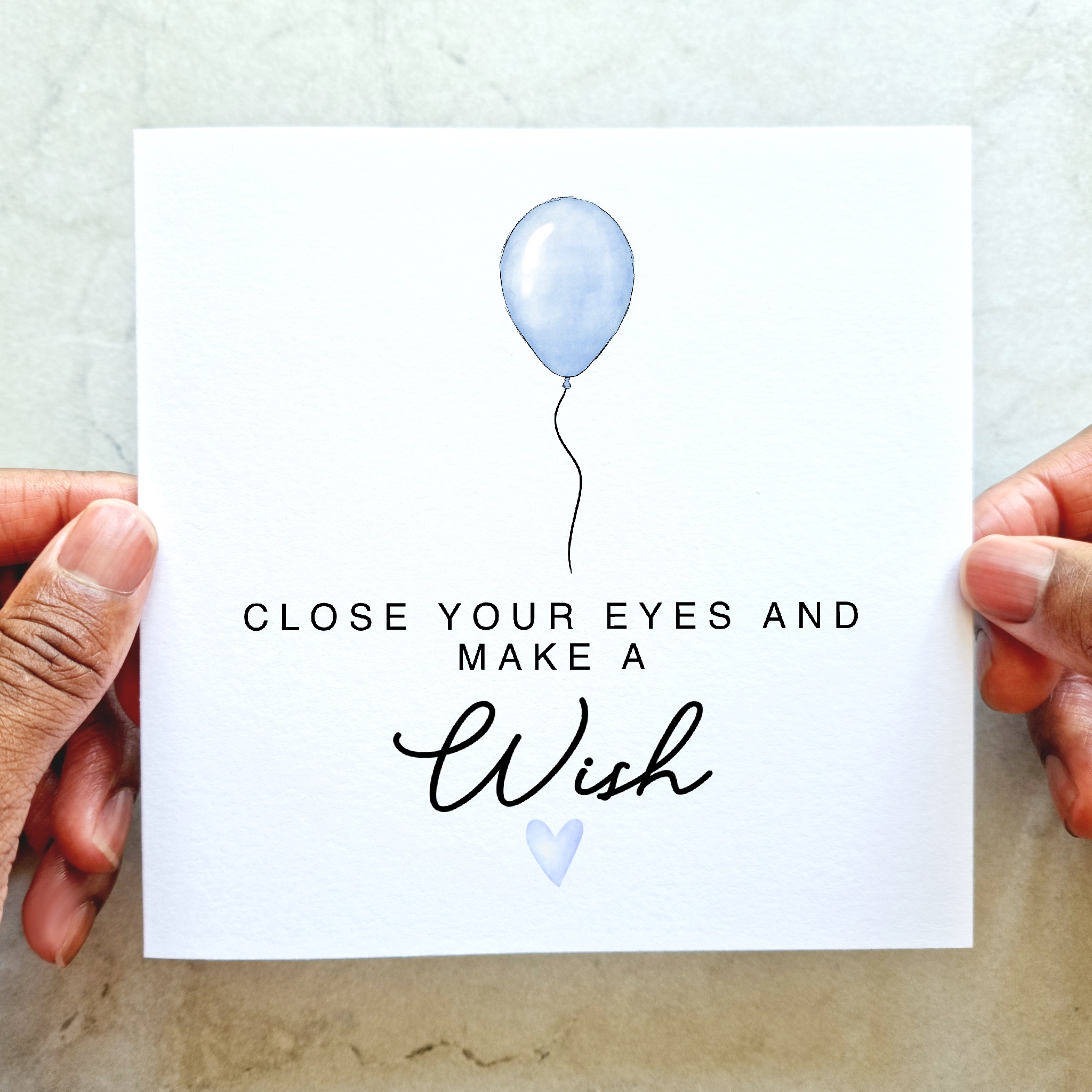 Birthday Card - Close Your Eyes