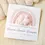 Thumbnail: Personalised New Baby Card - Cute Crochet Puff Flower