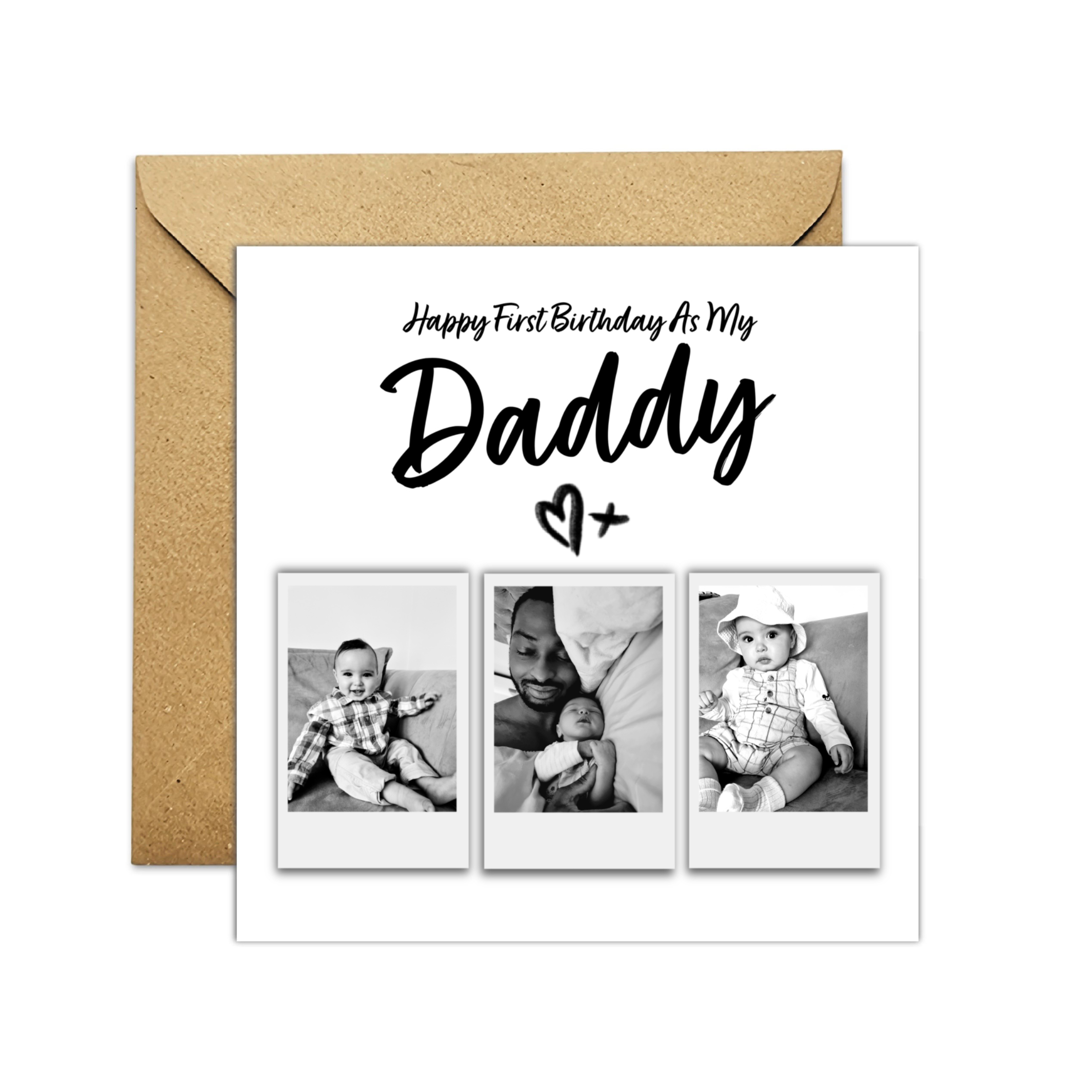 1st Daddy Birthday Card - Photo Card