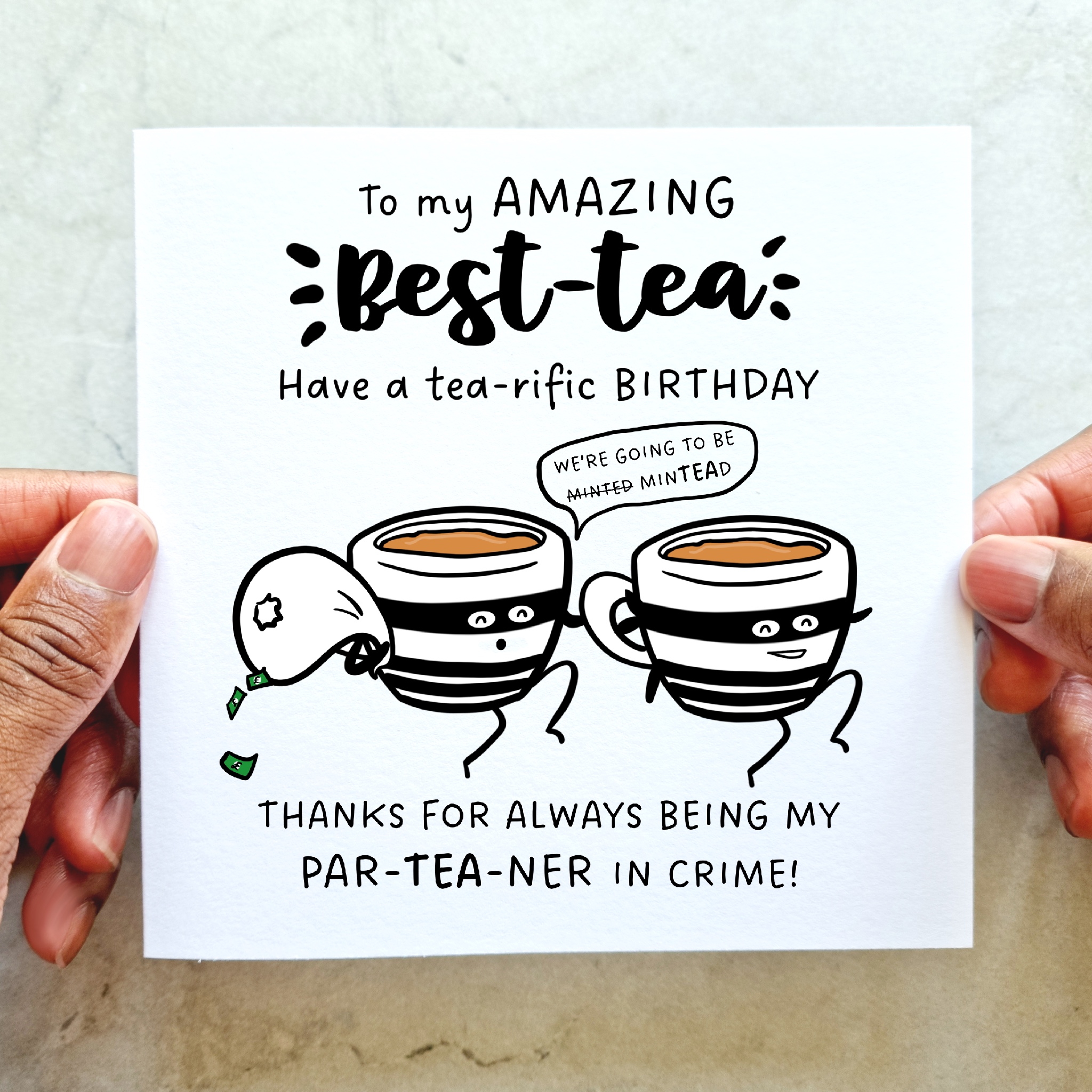 Friend Birthday Card - Best-Tea