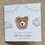 Thumbnail: Personalised New Baby Card - Crochet Bear