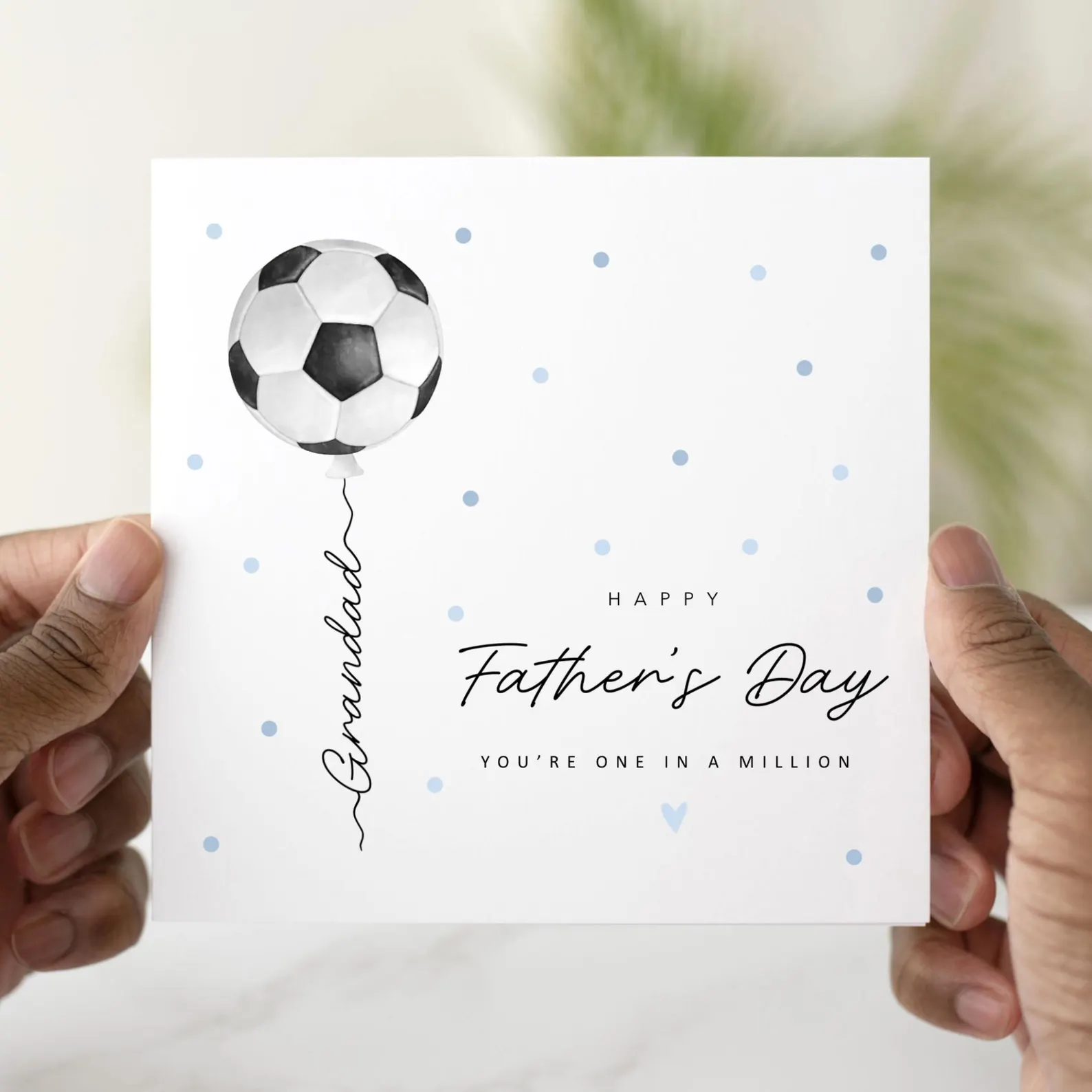 Football Grandad Father's Day Card