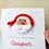 Thumbnail: Personalised Baby 1st Christmas Card - Crochet Santa