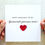 Thumbnail: Romantic Birthday Card - Favourite Person - Crochet Heart