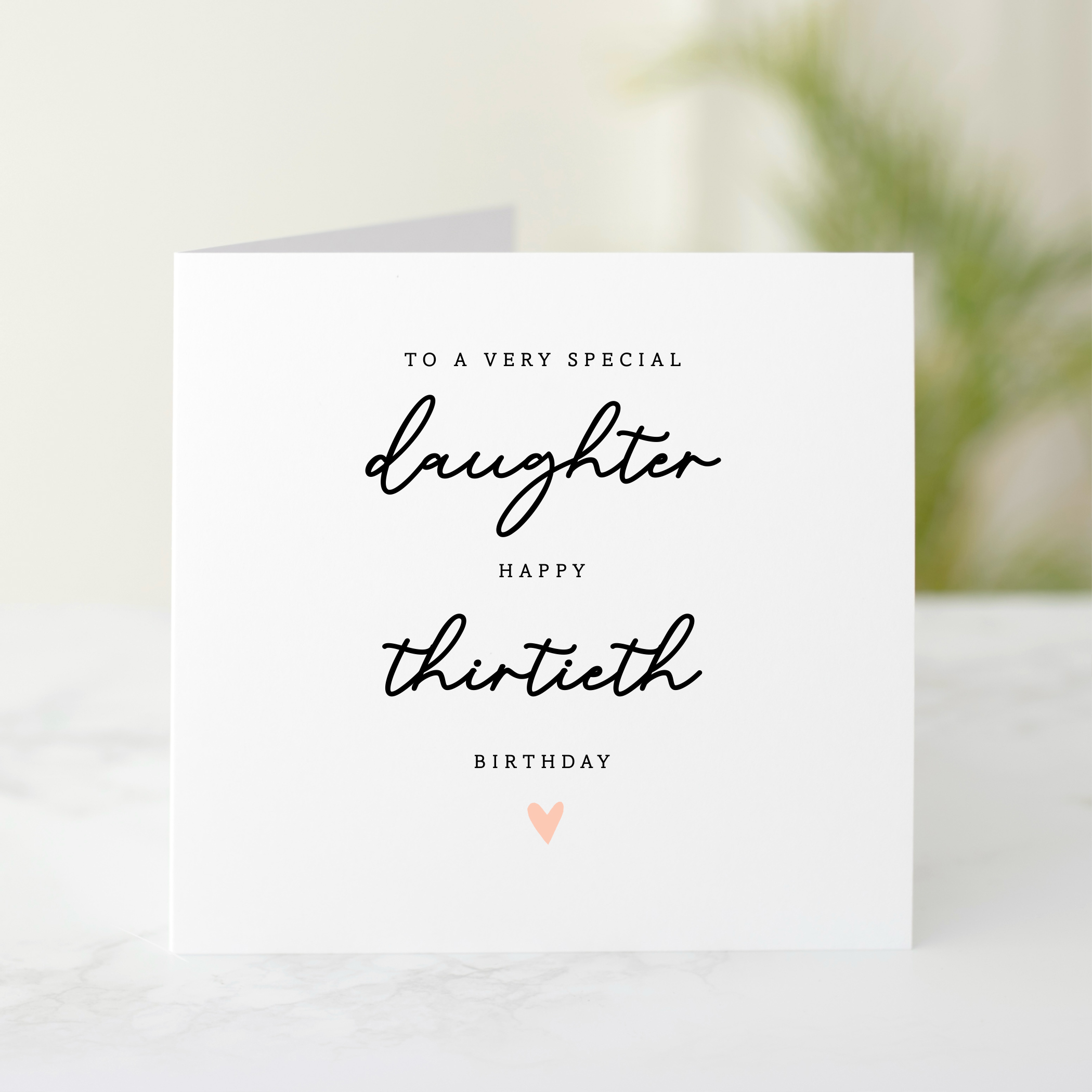 Daughter 30th Birthday Card