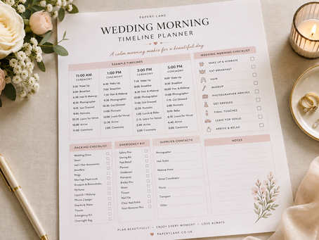 Wedding Morning Timeline: The Complete Guide for a Stress-Free Day