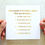 Thumbnail: Romantic Birthday Card - I Love You Because - Gold Foil
